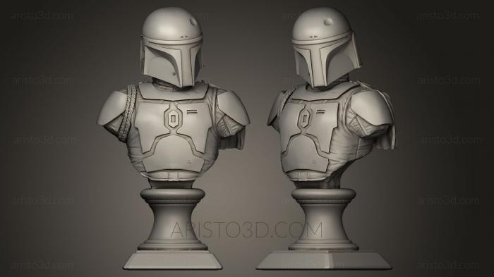 Busts of heroes and monsters (BUSTH_0061) 3D model for CNC machine